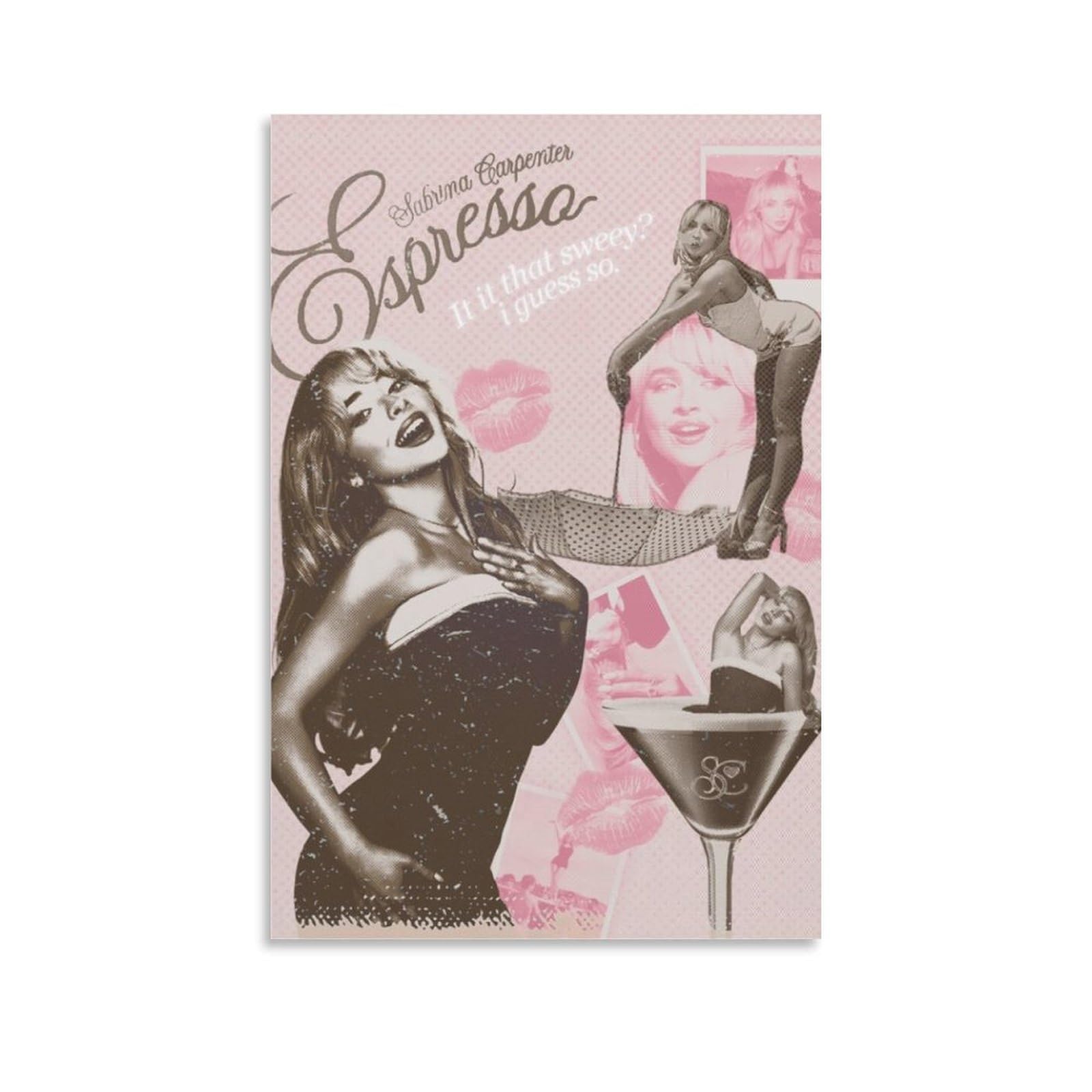 Amazon.com: wxcnruj Espresso - Sabrina Carpenter Canvas Posters